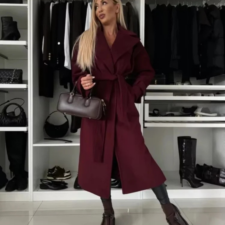 Viviana™ | Giacca Bordeaux elegante