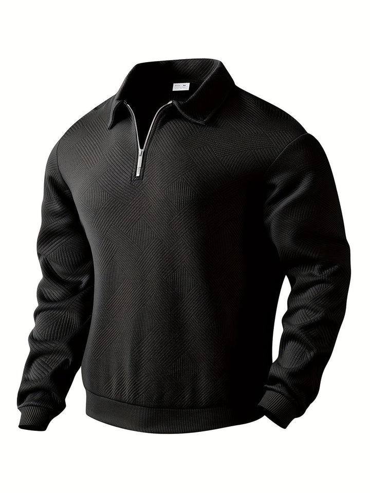 Luigi™ | Maglione Geometrico a Zip