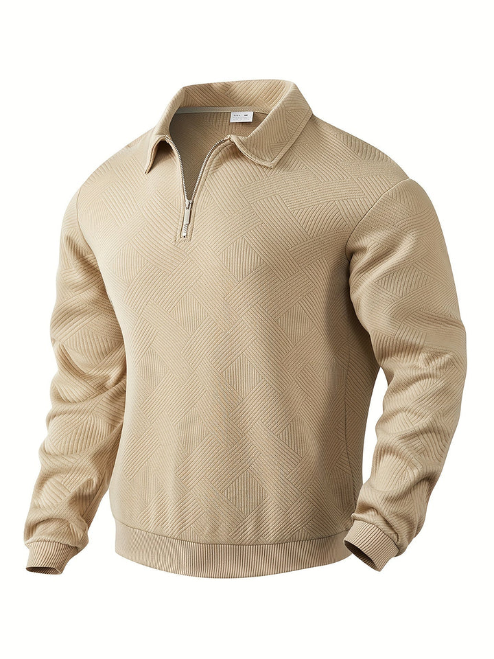 Luigi™ | Maglione Geometrico a Zip