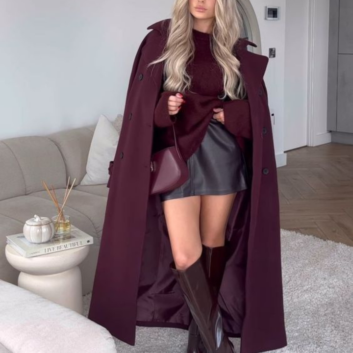 Viviana™ | Giacca Bordeaux elegante