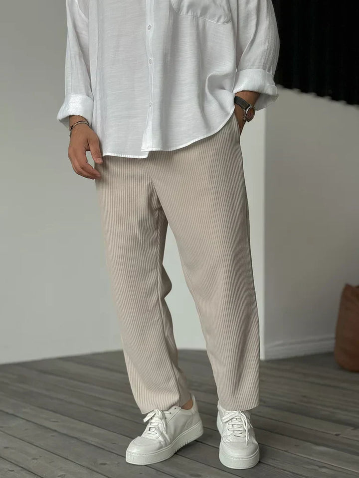 Philip™ - Pantaloni a pieghe da uomo