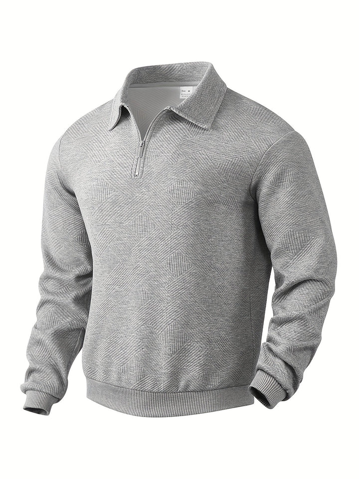 Luigi™ | Maglione Geometrico a Zip
