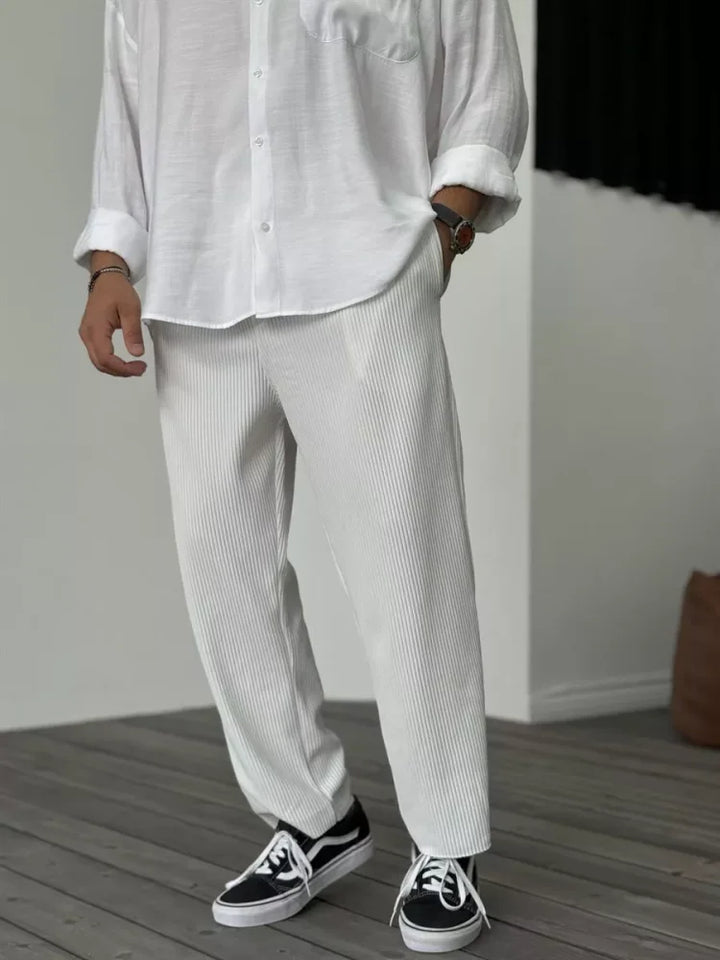Philip™ - Pantaloni a pieghe da uomo