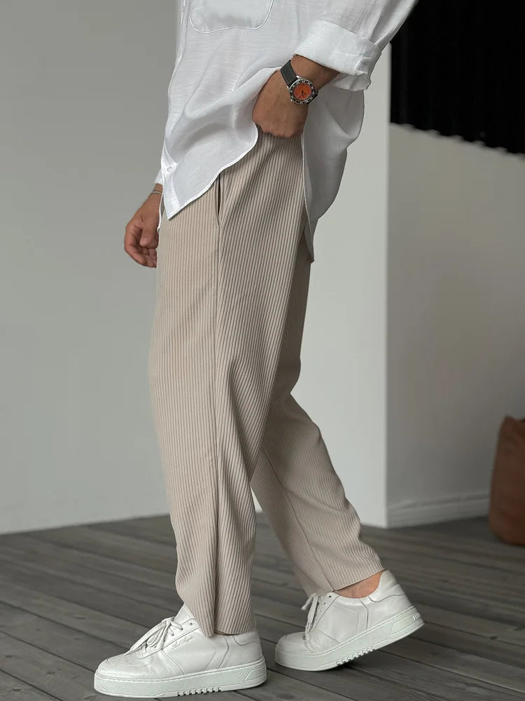 Philip™ - Pantaloni a pieghe da uomo