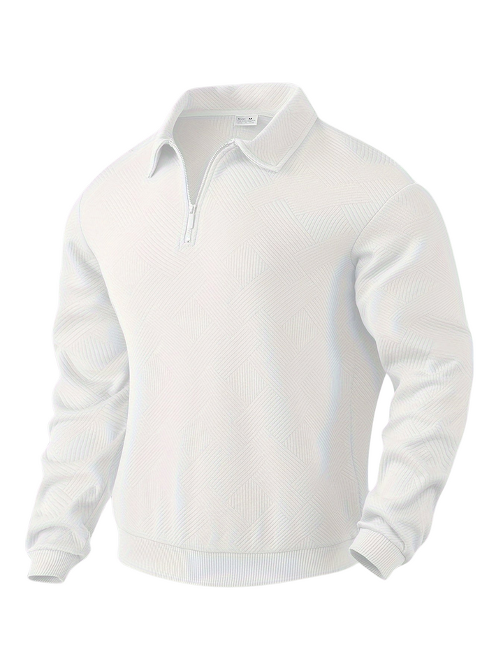 Luigi™ | Maglione Geometrico a Zip
