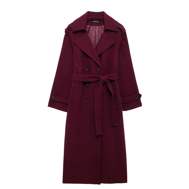 Viviana™ | Giacca Bordeaux elegante