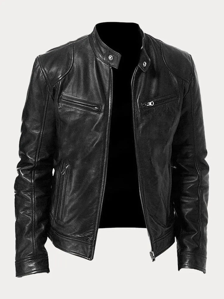 MIKE™ | GIACCA IN PELLE CASUAL
