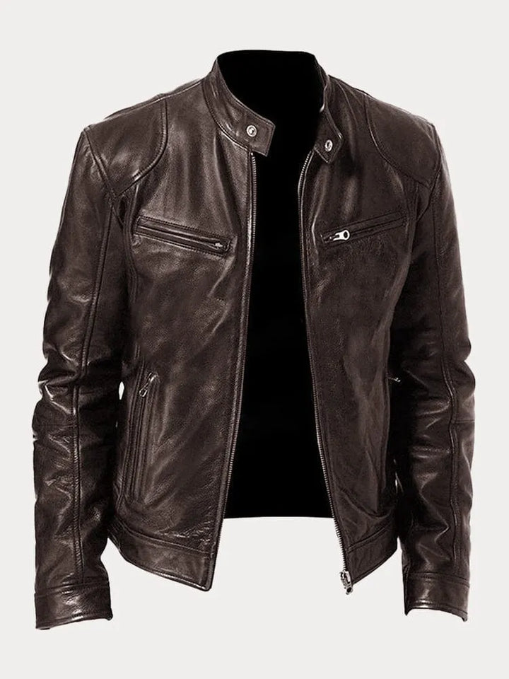 MIKE™ | GIACCA IN PELLE CASUAL