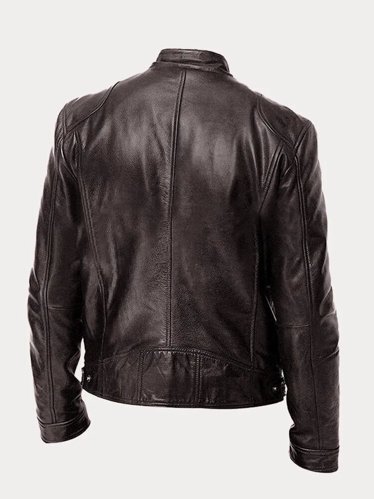 MIKE™ | GIACCA IN PELLE CASUAL