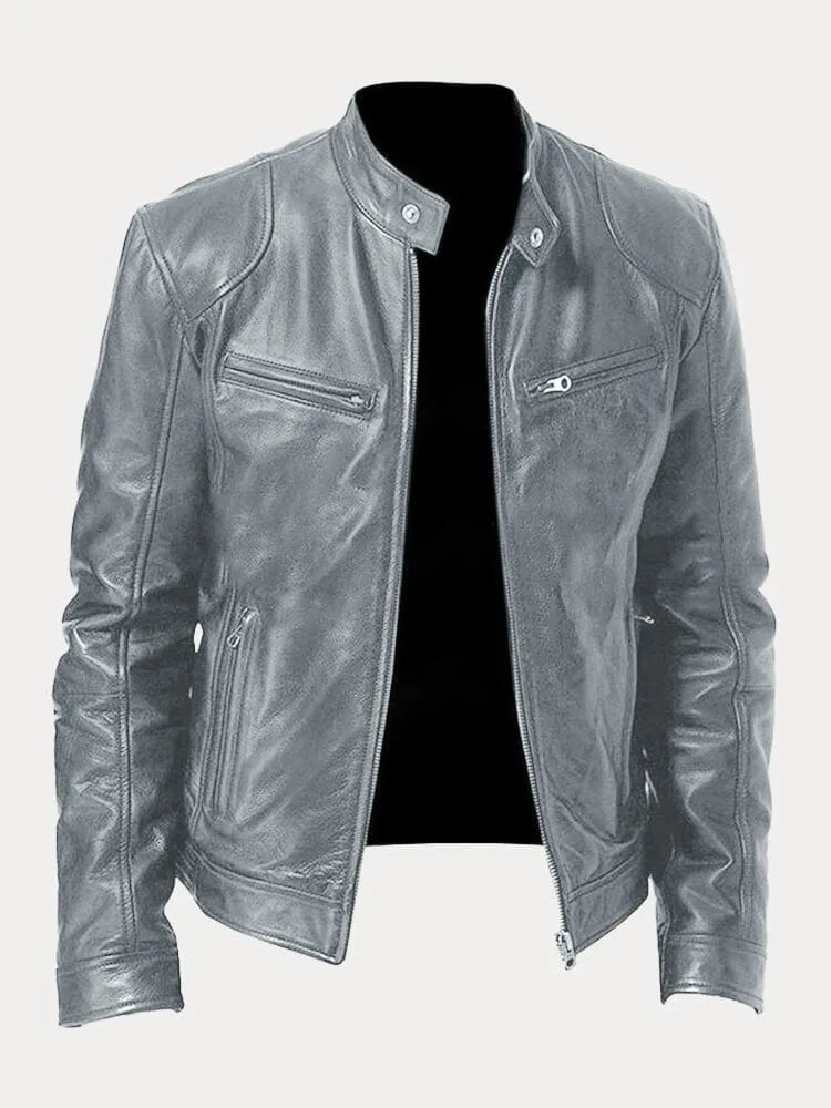 MIKE™ | GIACCA IN PELLE CASUAL
