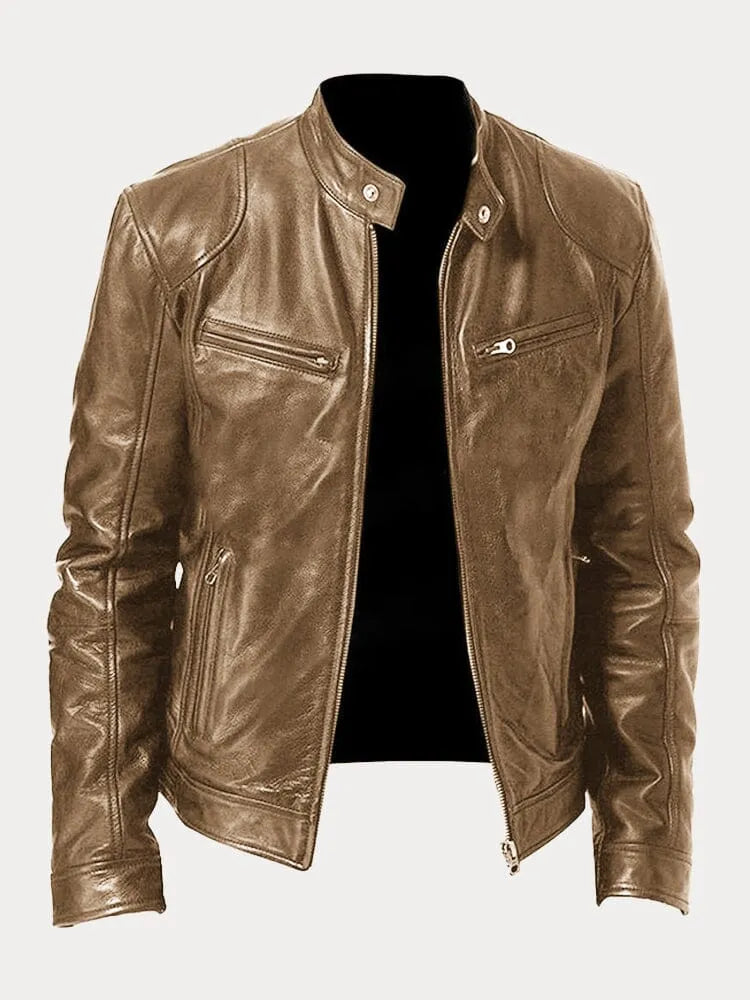 MIKE™ | GIACCA IN PELLE CASUAL
