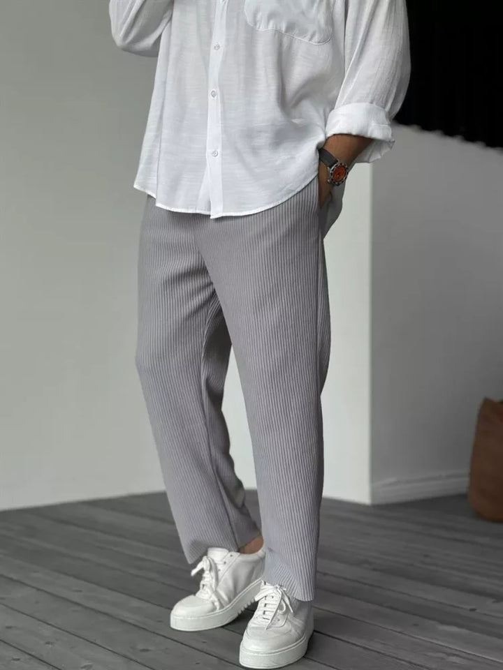 Philip™ - Pantaloni a pieghe da uomo