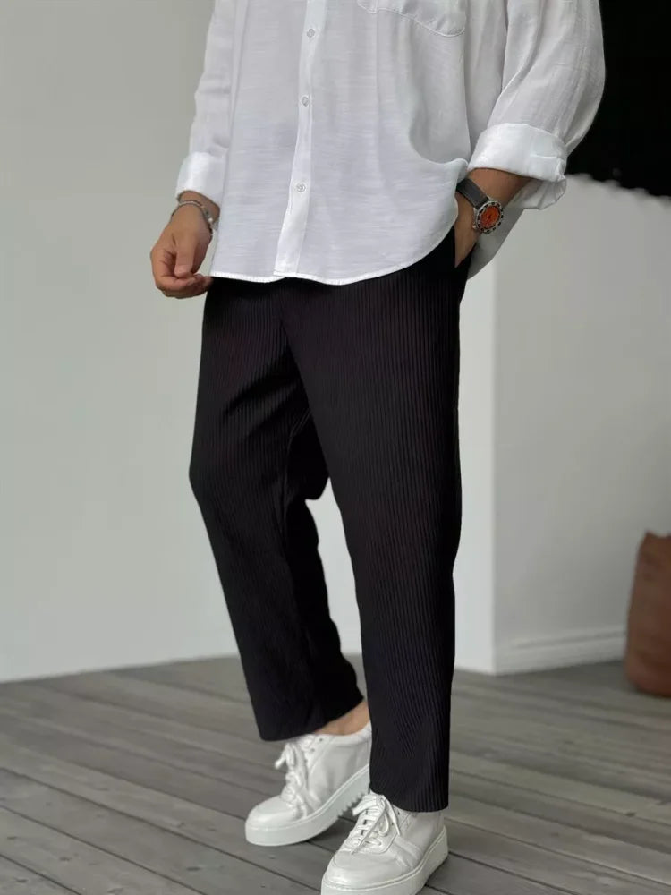 Philip™ - Pantaloni a pieghe da uomo