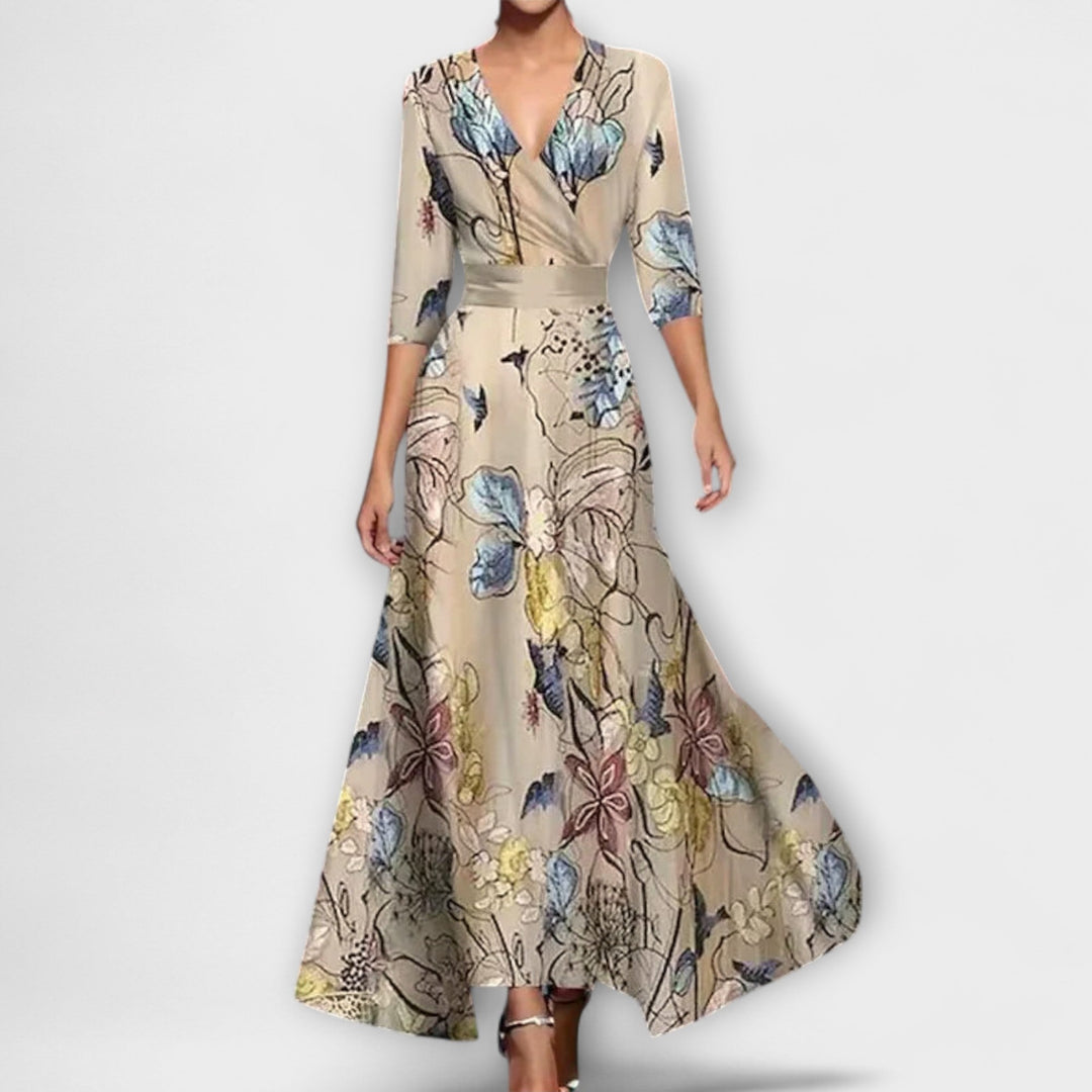 Alma™ | Abito elegante con design maniche particolari