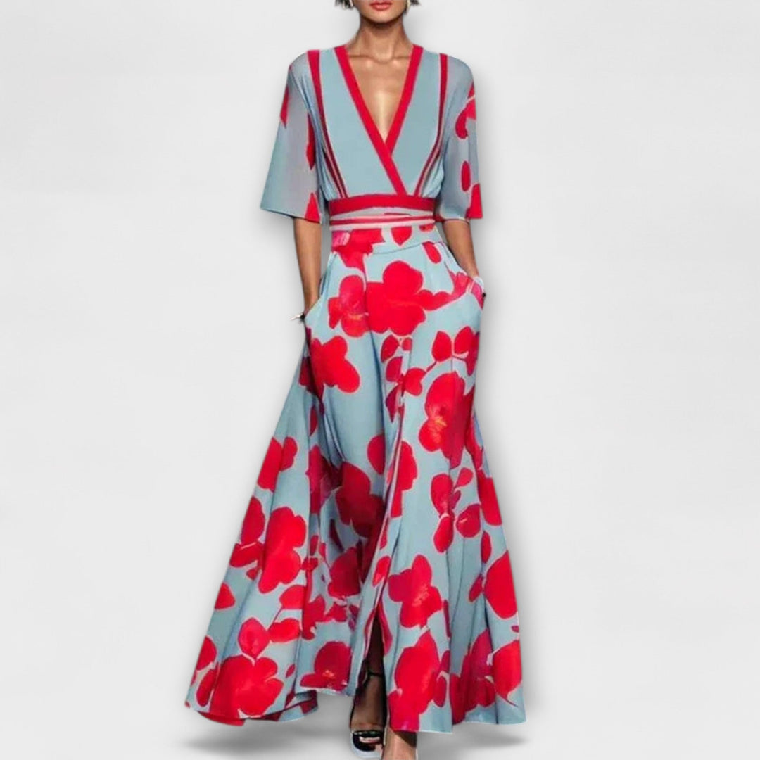 Alma™ | Abito elegante con design maniche particolari